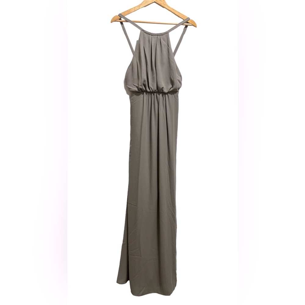 Show Me Your MuMu Maxi Halter Amanda Dress Sz L